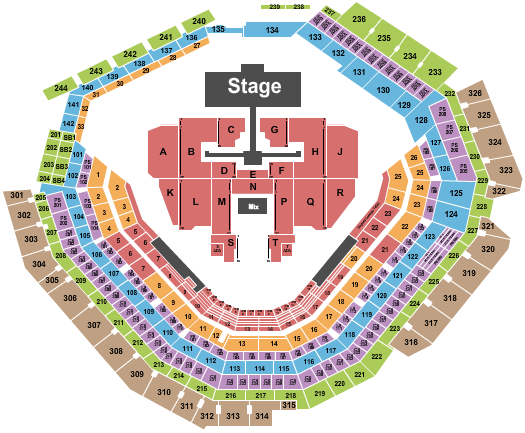Globe Life Field ATEEZ Seating Chart